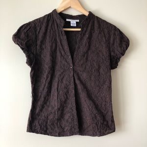 🌟Vintage y2k embroidered blouse